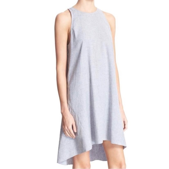 Theory 'Adlerdale' sleeveless linen blend dress - Picture 1 of 9